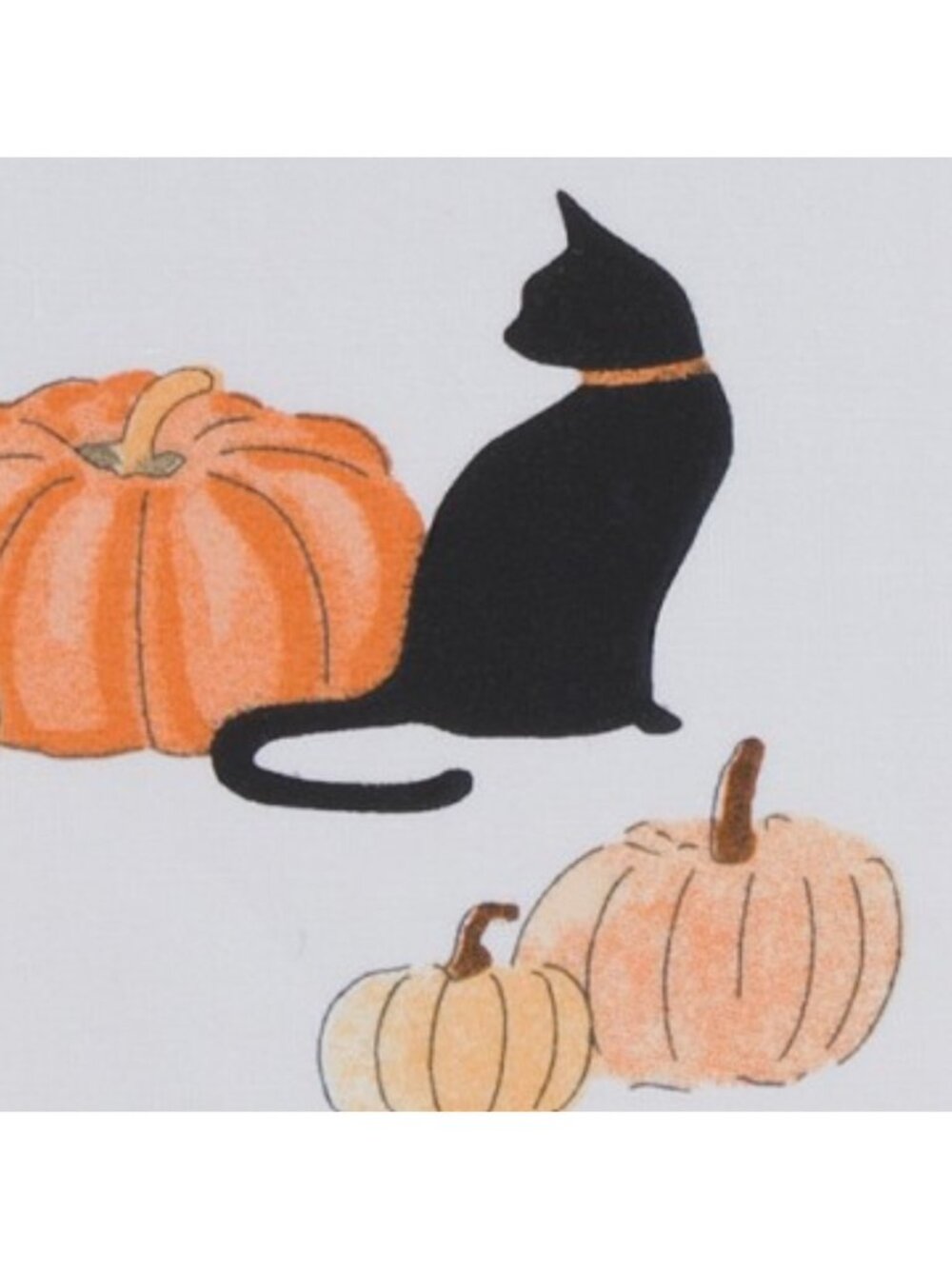 SOPHIE ALLPORT Cotton Pumpkin Cat Sheet Set - Picture 4 of 4